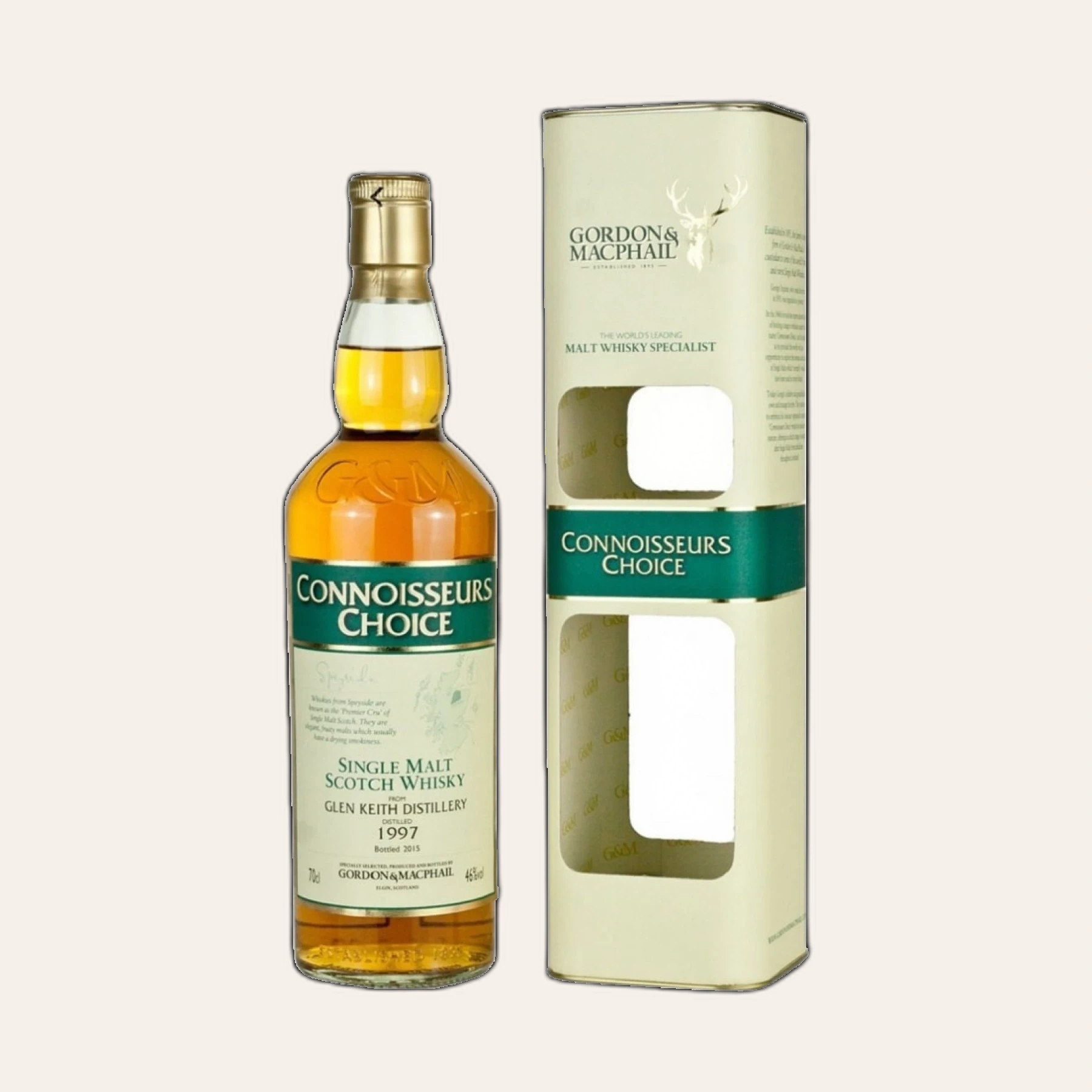 Rượu Whisky Glen Keith 18 Year Old Gordon & Macphail 1997