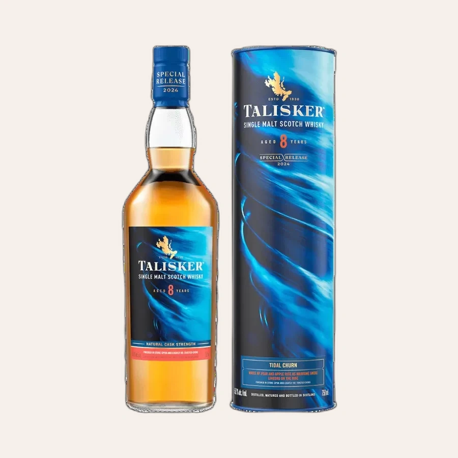 Rượu Whisky Talisker 8 Year Old Tidal Churn Cask Strength Special Releases 2024
