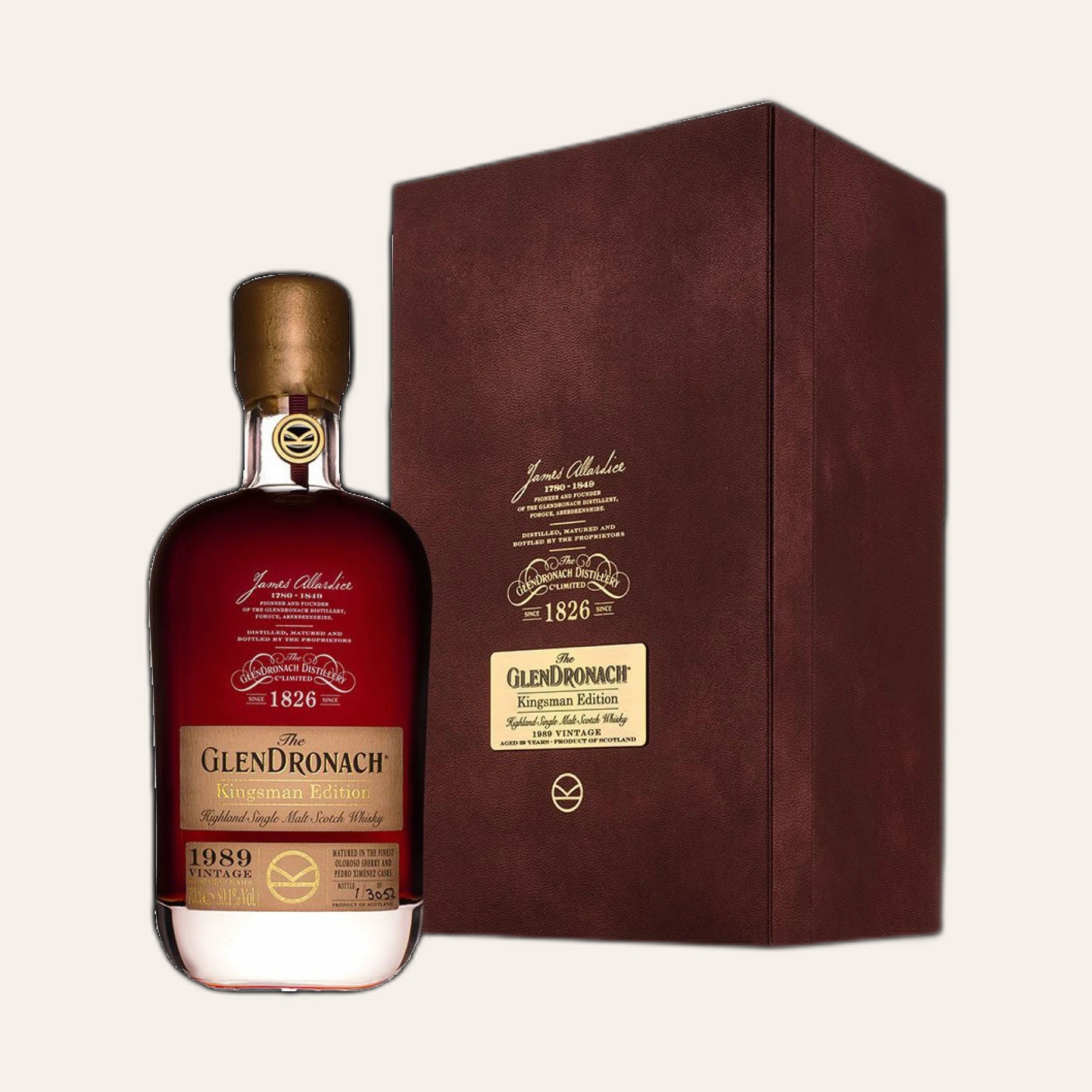 Rượu Whisky Glendronach 1989 Kingsman Edition