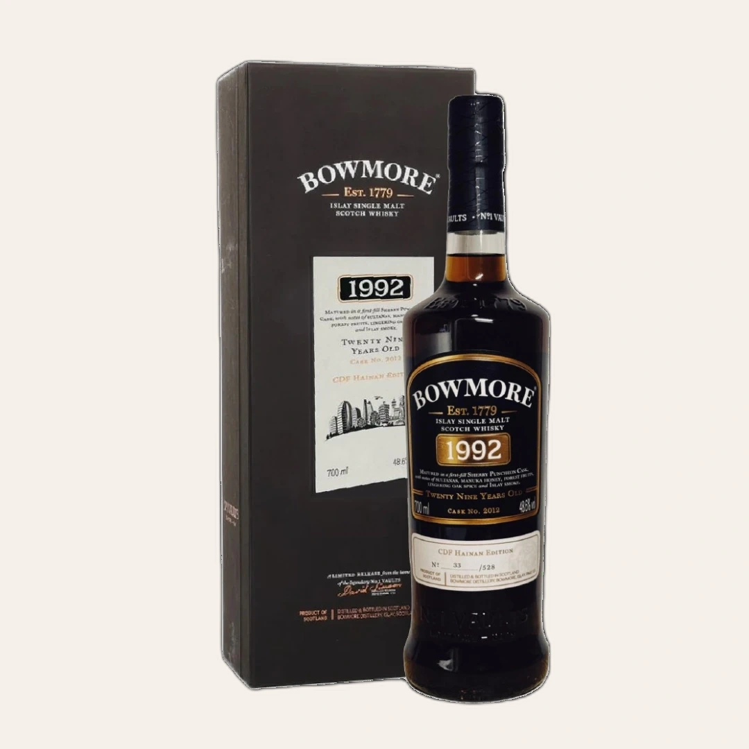 Rượu Whisky Bowmore 29 Year Old Single Cask 1992 CDF Hainan Edition