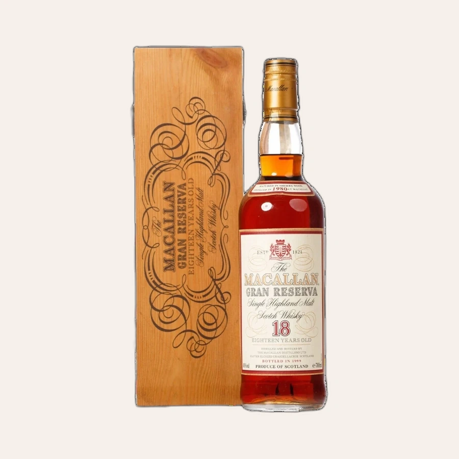 Rượu Whisky Macallan 18 Year Old Gran Reserva 1980