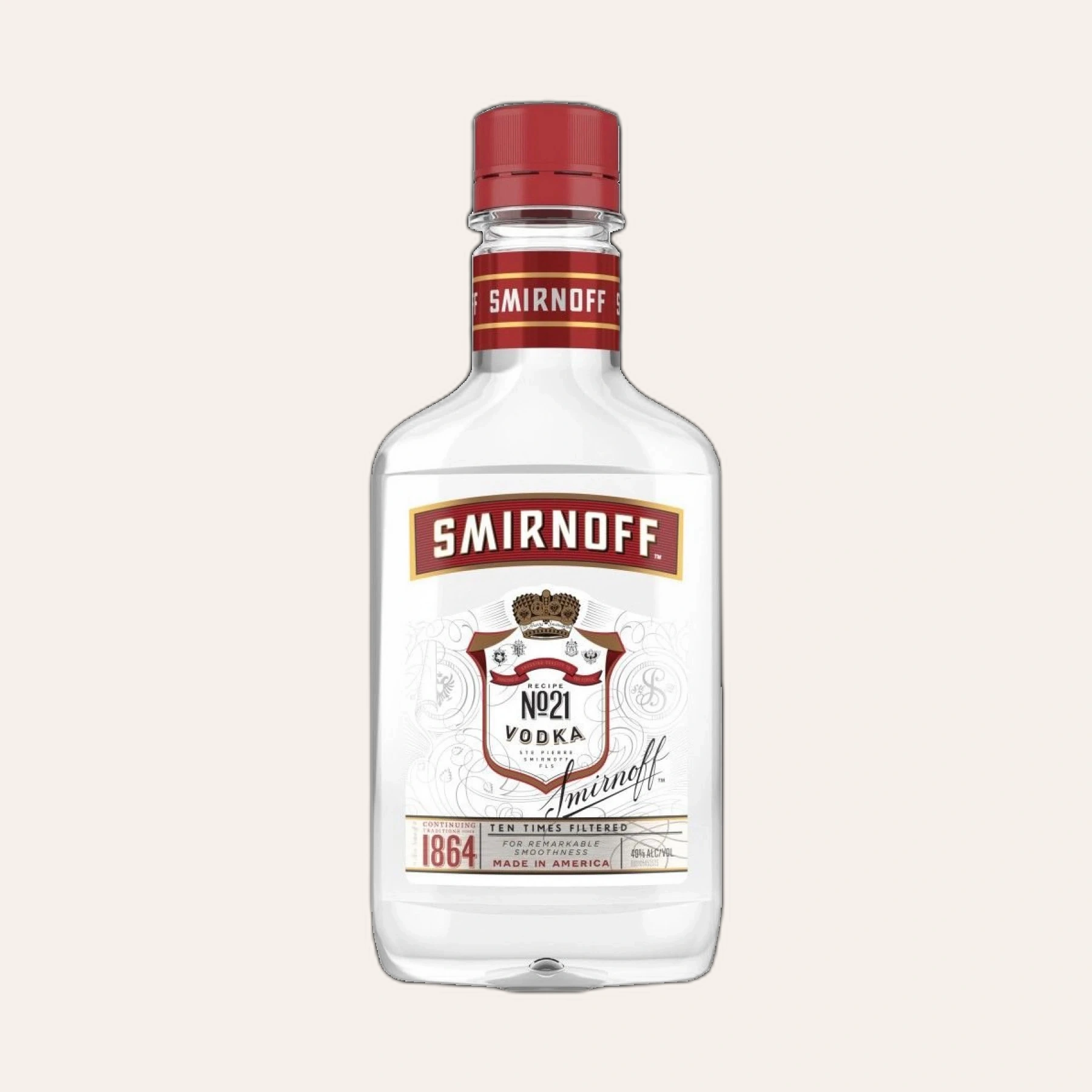 Rượu Vodka Nga Smirnoff Vodka Red 200ml