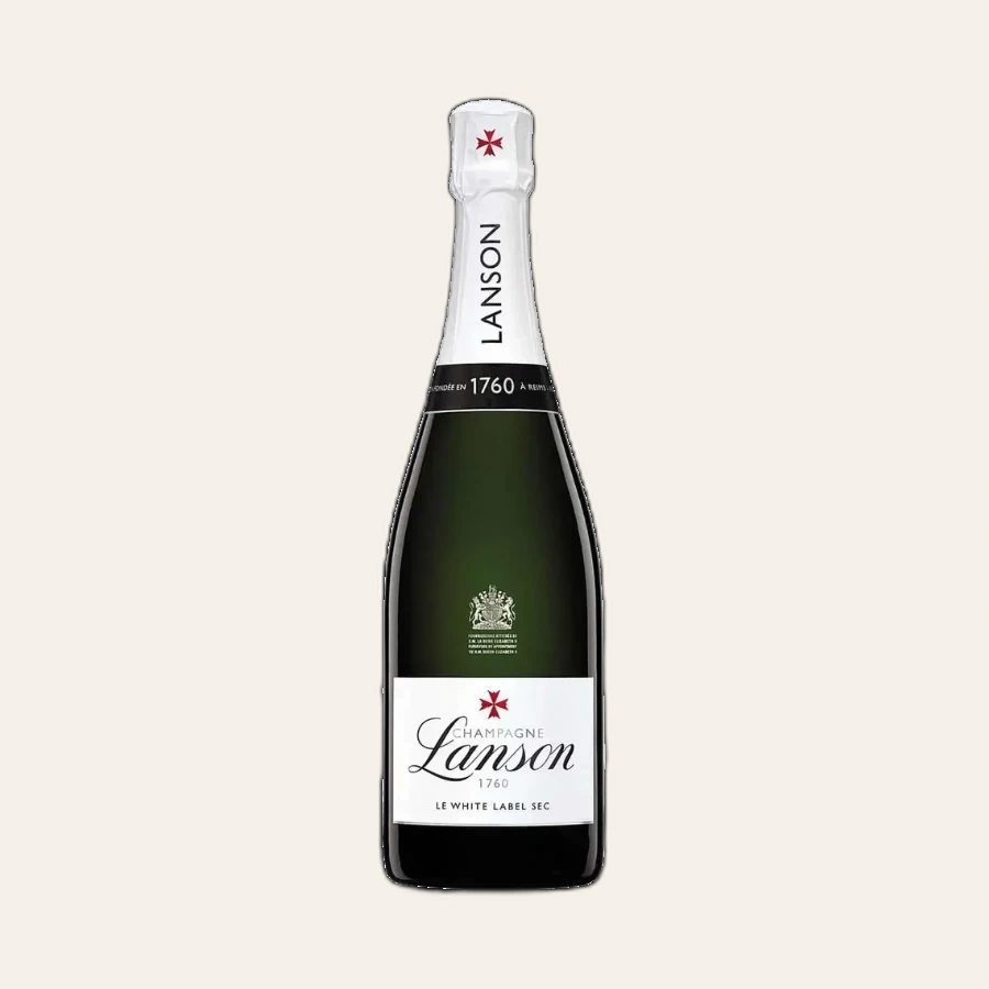 Rượu Champagne Pháp Lanson Le White Label Sec