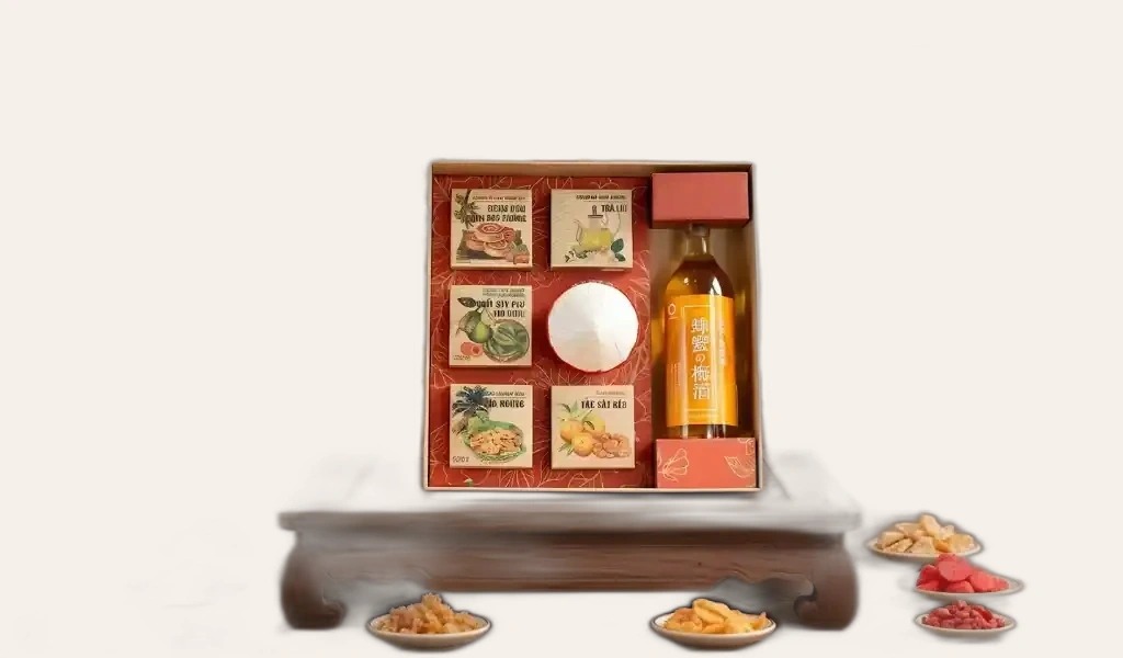 Hộp Quà Tết 2026 Set Tết Việt 3 Sung Túc