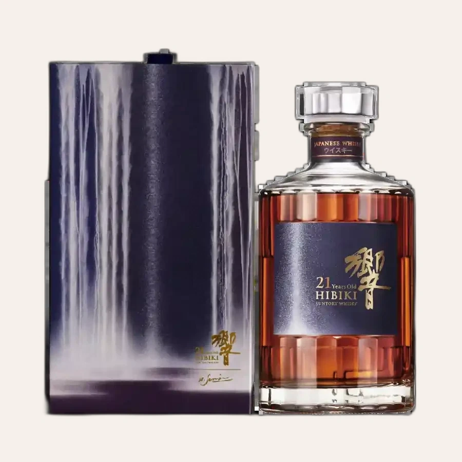 Rượu Whisky Nhật Hibiki 21 Year Old Hiroshi Senju 2025 Artist Limited Edition