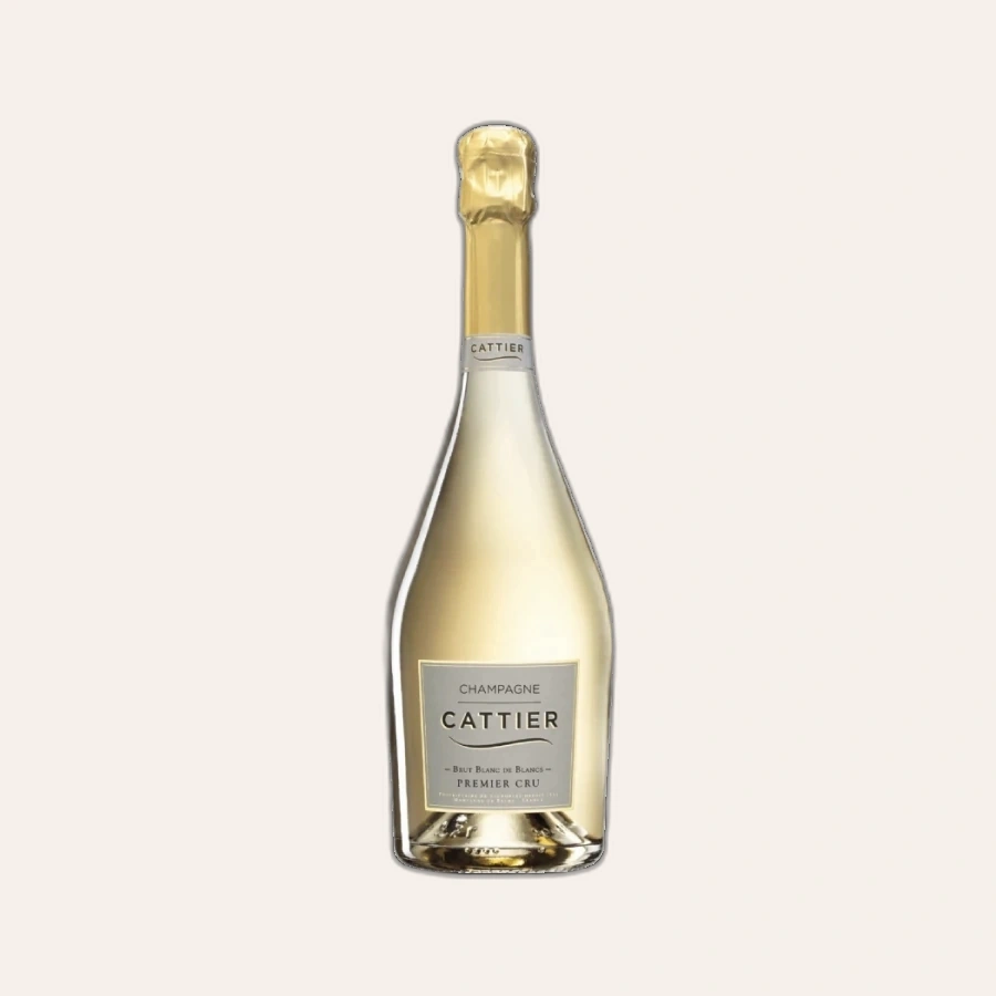 Rượu Champagne Cattier Brut Blanc De Blanc Premier Cru