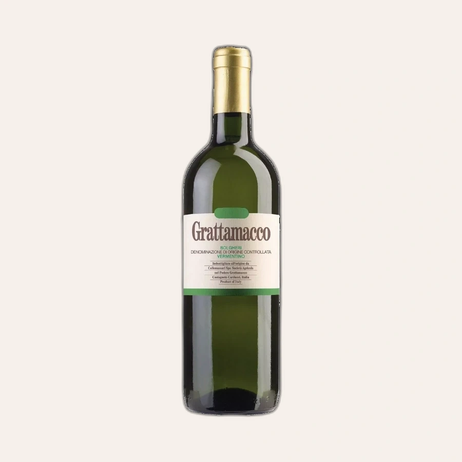 Rượu Vang Trắng Ý Grattamacco Bolgheri Vermentino