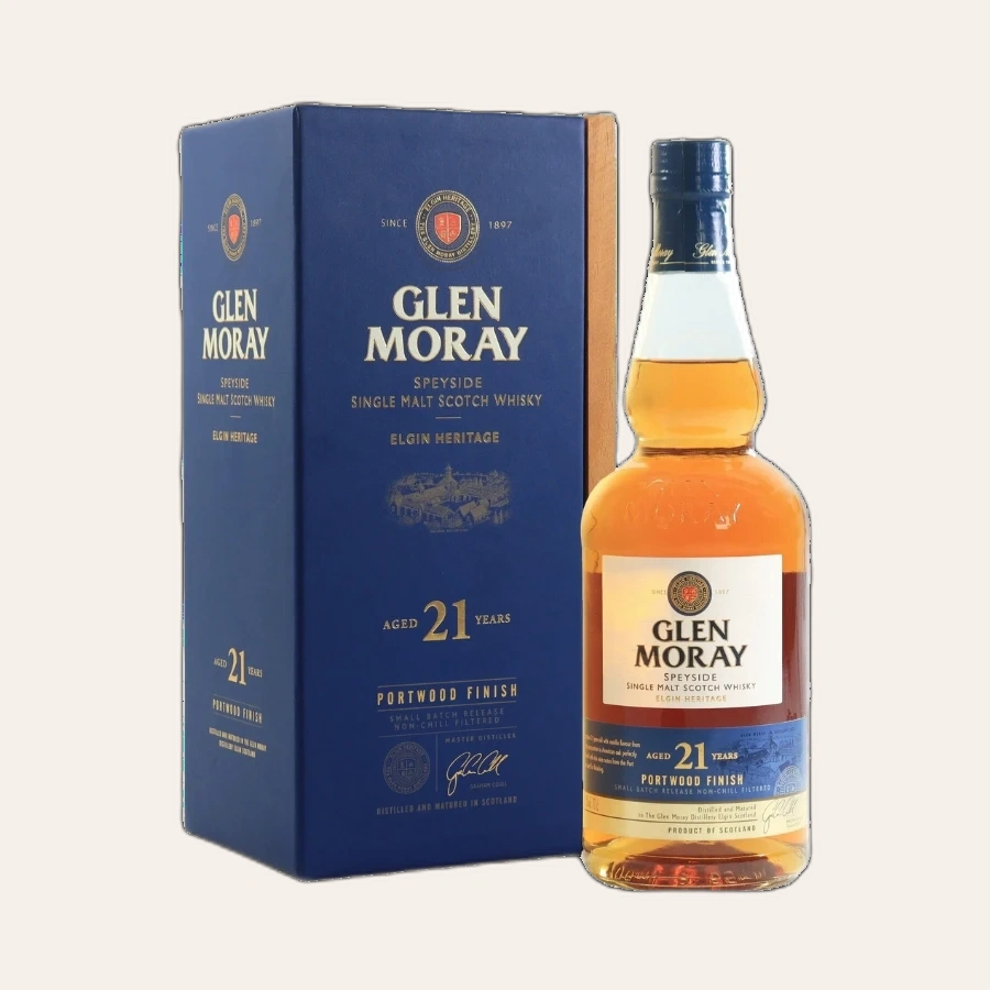 Rượu Whisky Glen Moray 21 Portwood Finish