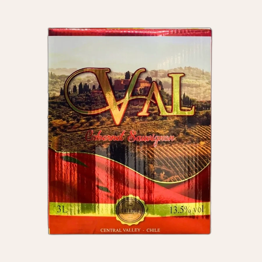 Rượu Vang Bịch Chile Val Cabernet Sauvignon 3L