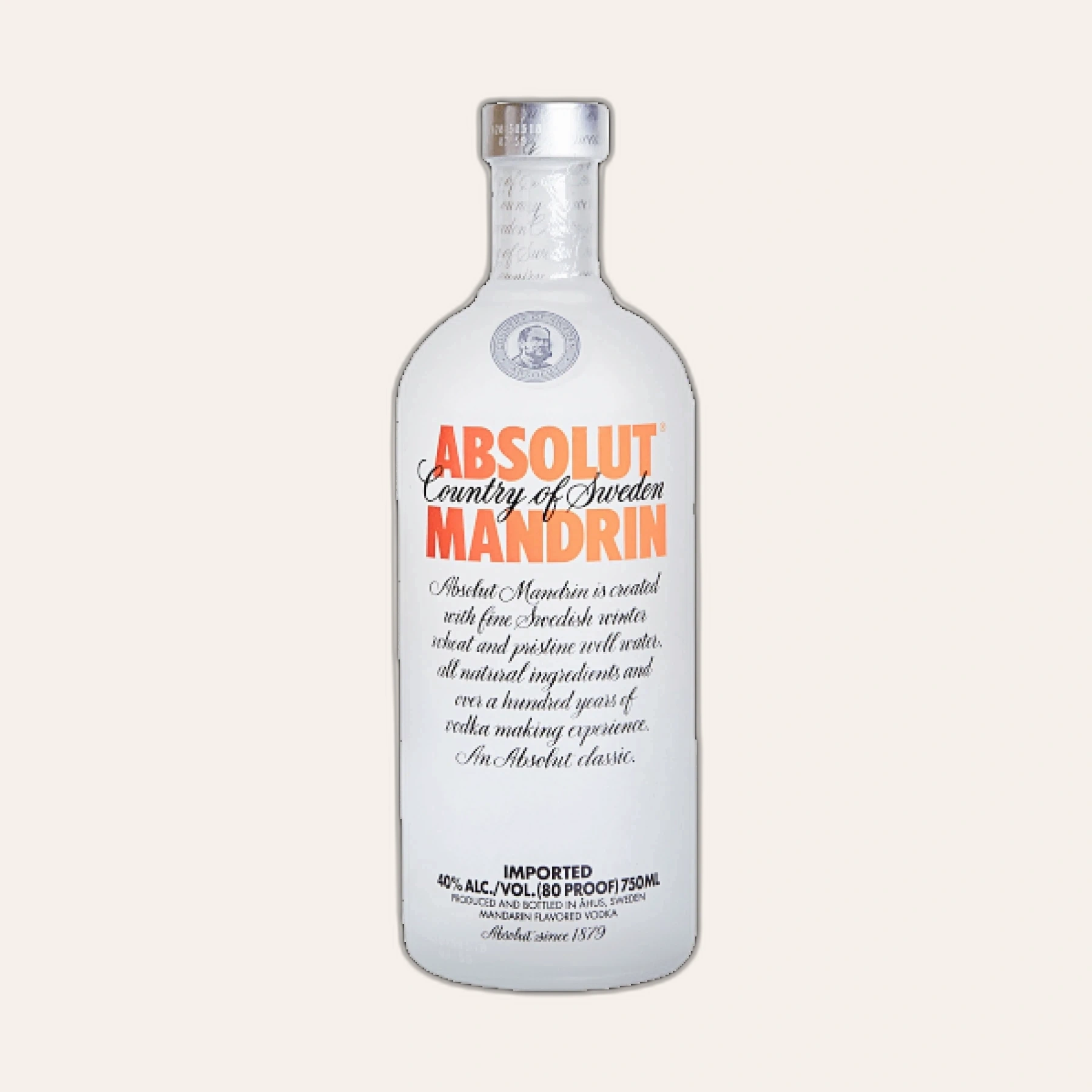 Rượu Vodka Thụy Điển Absolut Vodka Mandrin 1000ml