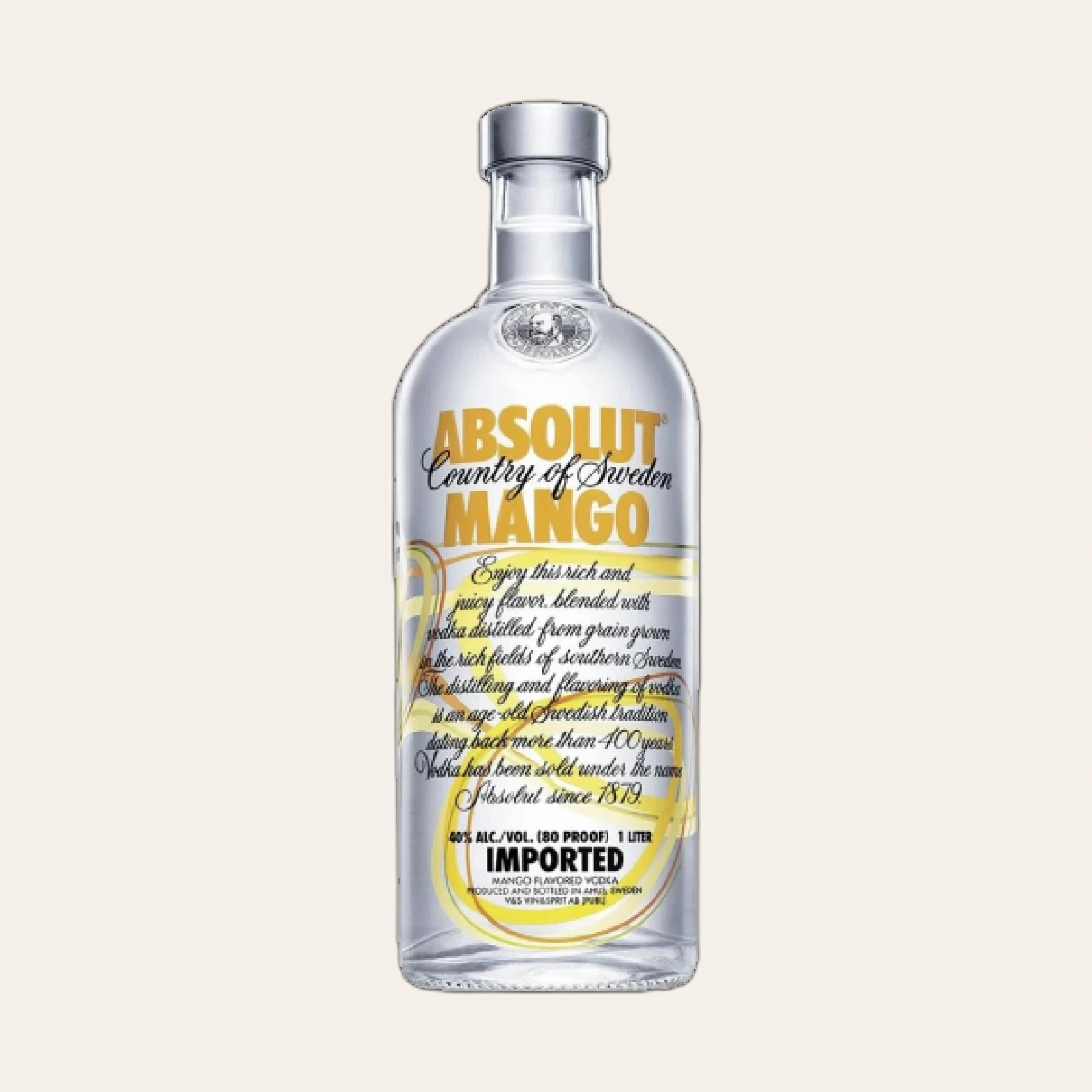 Rượu Vodka Thụy Điển Absolut Vodka Mango
