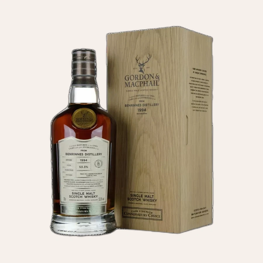 Rượu Whisky Benrinnes 29 Year Old Gordon & Macphail 1994