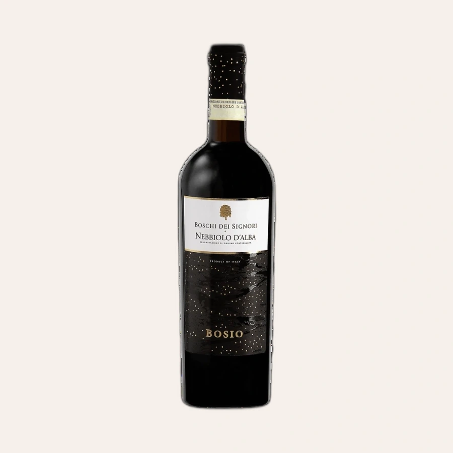 Rượu Vang Đỏ Ý Bosio Boschi Del Signori Nebbiolo DAlba Doc