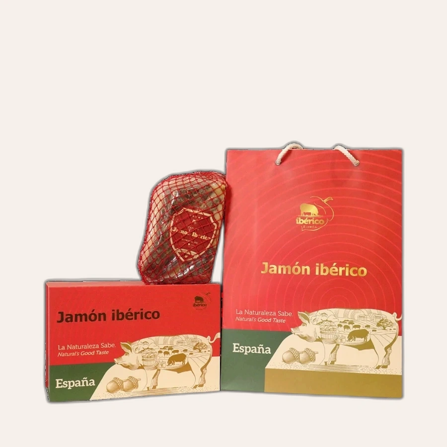 Hộp Quà Iberico Bellota Đùi Sau Không Xương