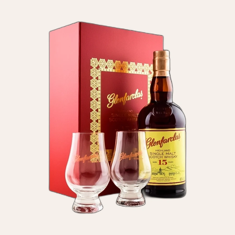 Rượu Whisky Glenfarclas 15 Year Old Gift Box