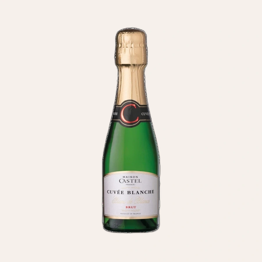 Rượu Sparkling Pháp Maison Castel Cuvee Blanche Brut 200ml