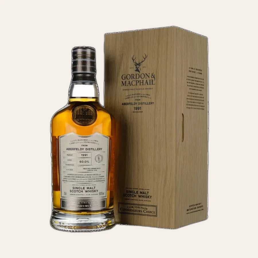 Rượu Whisky Aberfeldy 31 Year Old Gordon & Macphail 1991