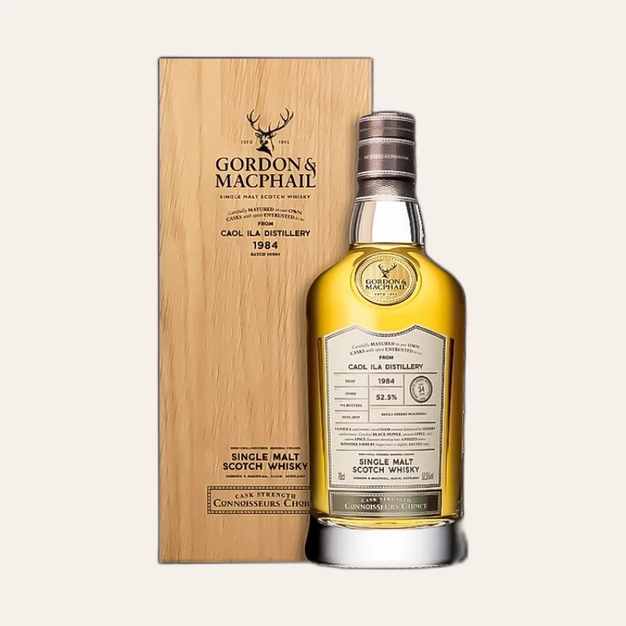 Rượu Whisky Caol Ila 34 Year Old Gordon & Macphail 1984