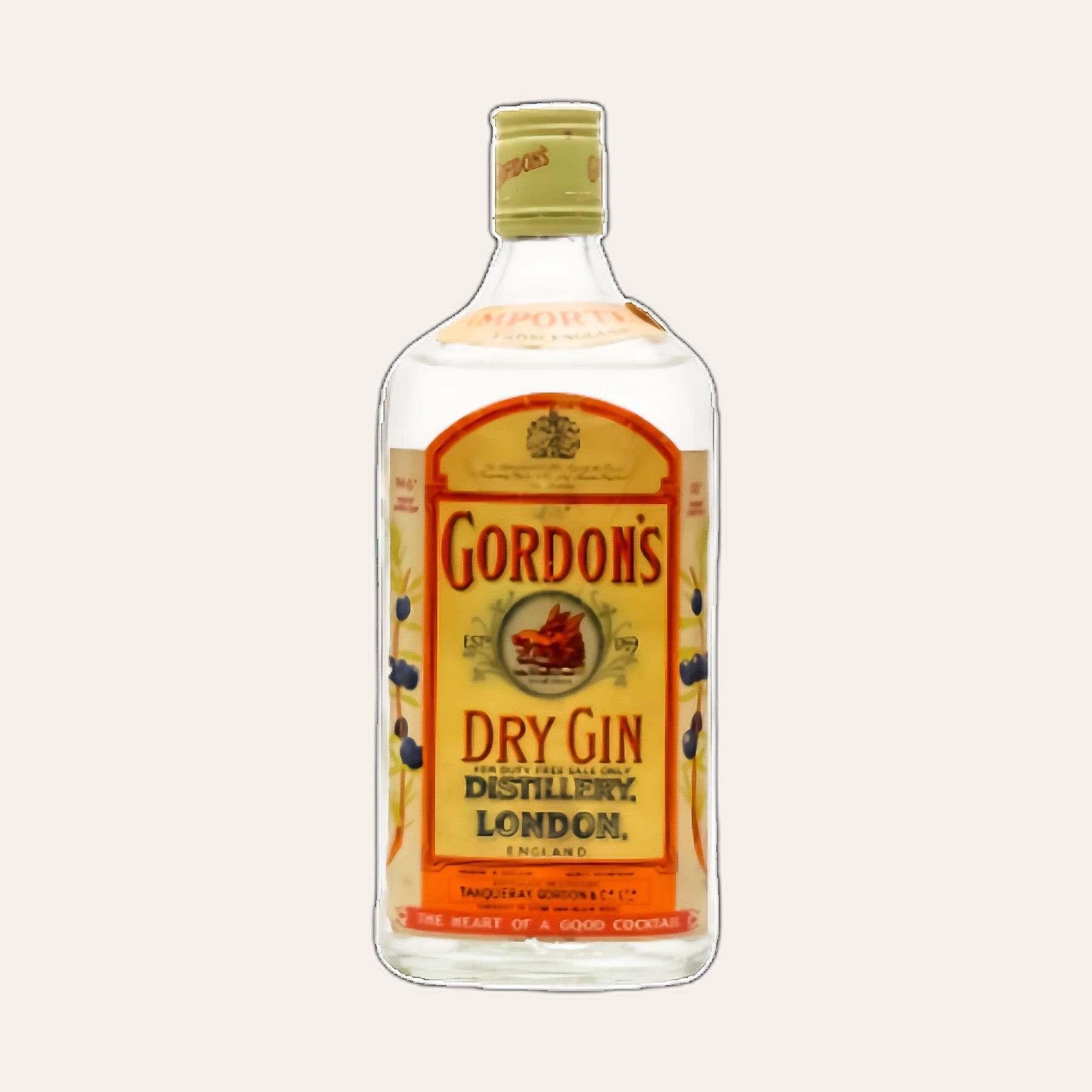 Rượu Gin Anh Quốc Gordon's London Dry Gin 750ml Bản Sản Xuất Tại Nam Phi