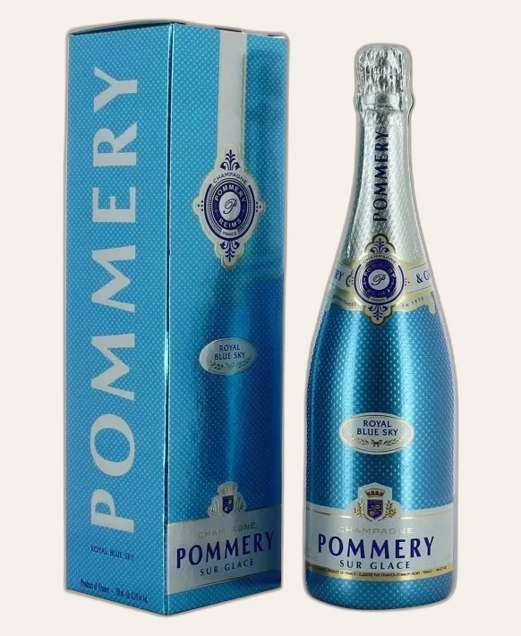 Rượu Champagne Pháp Pommery Royal Blue Sky