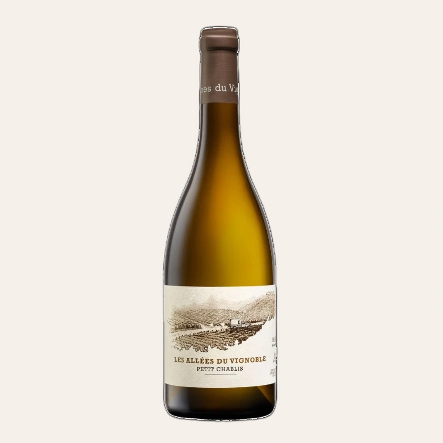 Rượu Vang Trắng Pháp Les Allees du Vignoble Petit Chablis Grand Cru