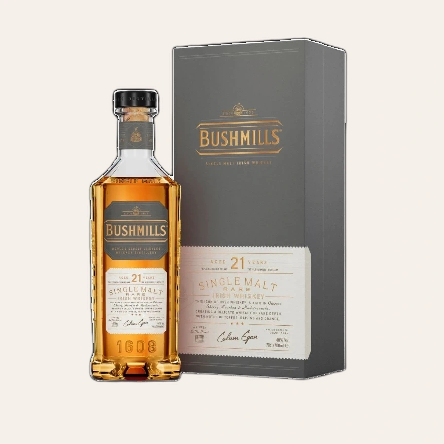 Rượu Whisky Bushmills 21 Year Old Mẫu Mới