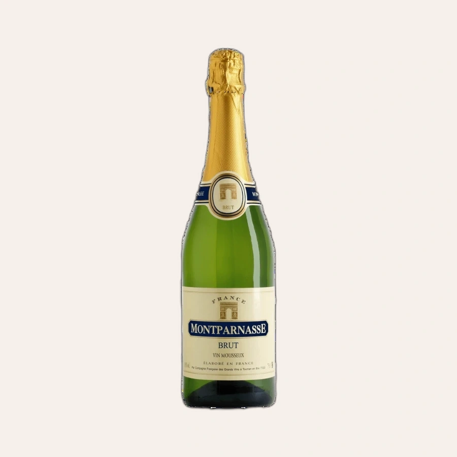Rượu Sparkling Pháp Montparnasse Vin Mousseux Brut