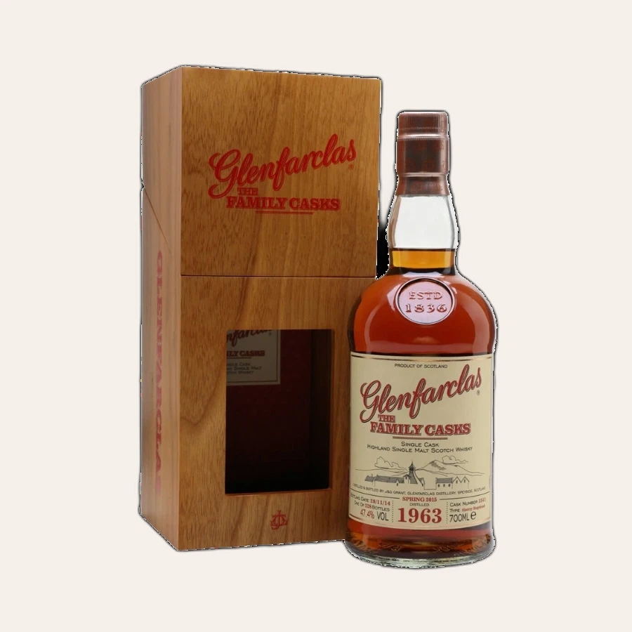 Rượu Whisky Glenfarclas 51 Year Old Family Casks 1963
