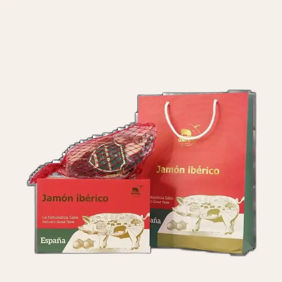 Hộp Quà Iberico Cebo Đùi Sau Không Xương