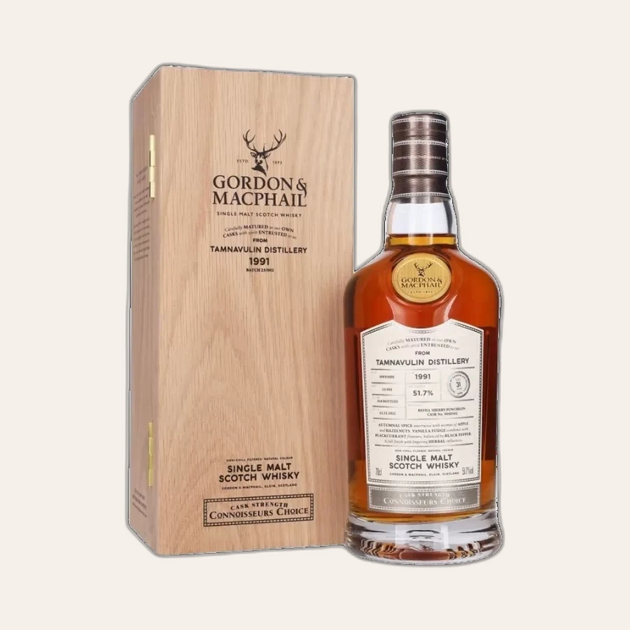 Rượu Whisky Tamnavulin 31 Year Old Gordon & Macphail 1991