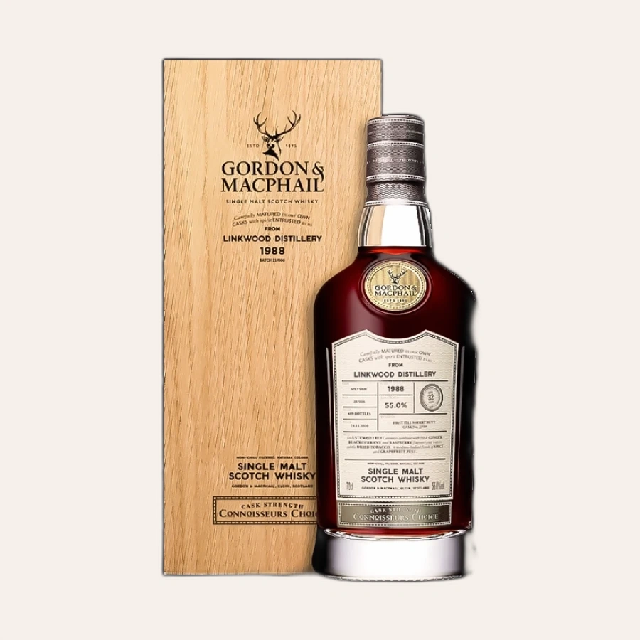 Rượu Whisky Linkwood 32 Year Old Gordon & Macphail 1988
