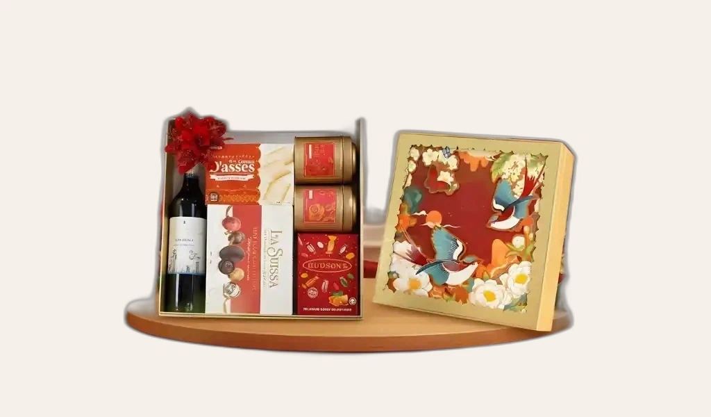 Hộp Quà Tết 2026 Set Nghênh Sắc 2 Quà Biếu