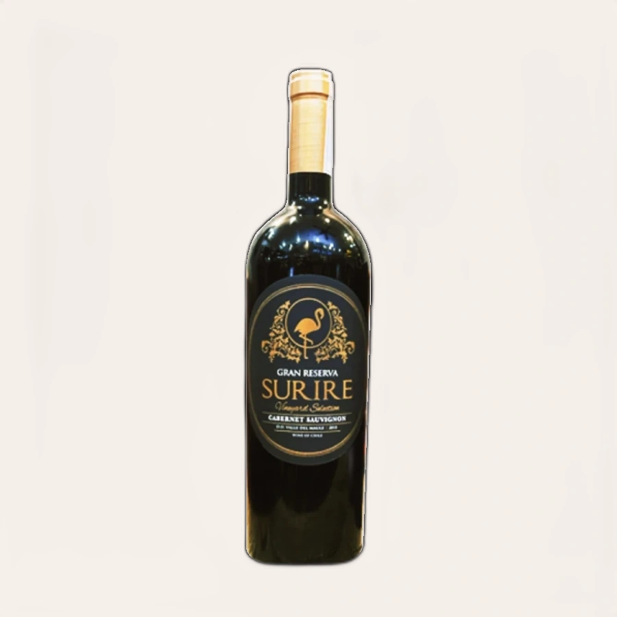 Rượu Vang Đỏ Chile Surire Gran Reserva Cabernet Sauvignon Có hộp gỗ