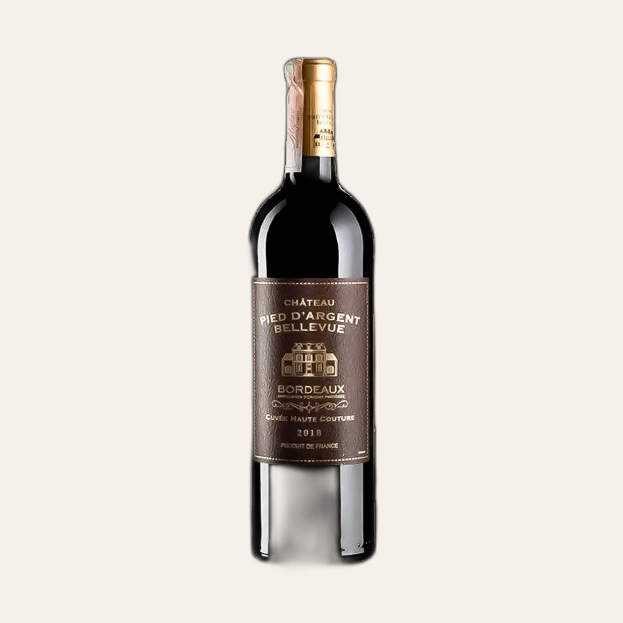 Rượu Vang Đỏ Pháp Chateau Pied D'Argent Bellevue AOP Bordeaux 2018