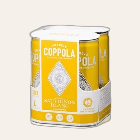 Rượu Vang Đỏ Hoa Kỳ Francis Coppola Diamond Sauvignon Blanc Can 250ml