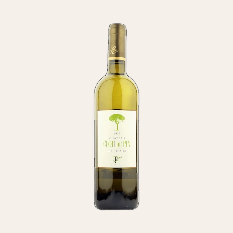 Rượu Vang Trắng Pháp Chateau Clou Du Pin Bordeaux Blanc