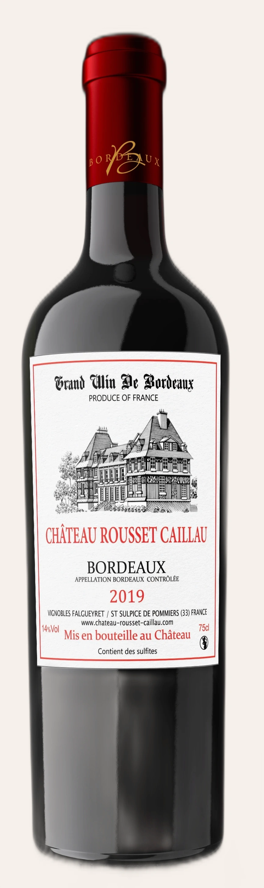 Rượu Vang Đỏ Pháp Chateau Rousset Caillau