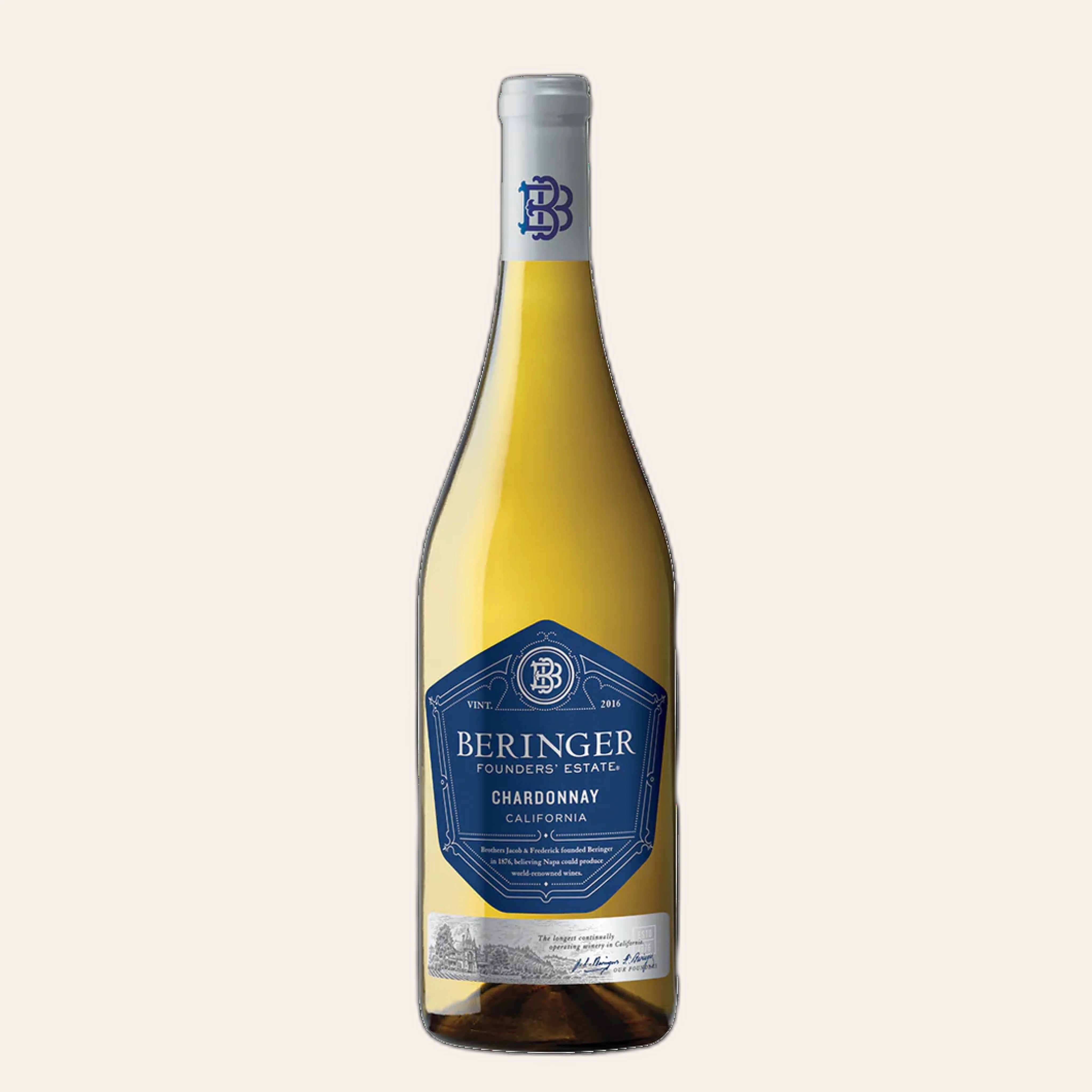 Rượu Vang Trắng Mỹ Beringer Founders’ Estate Chardonnay