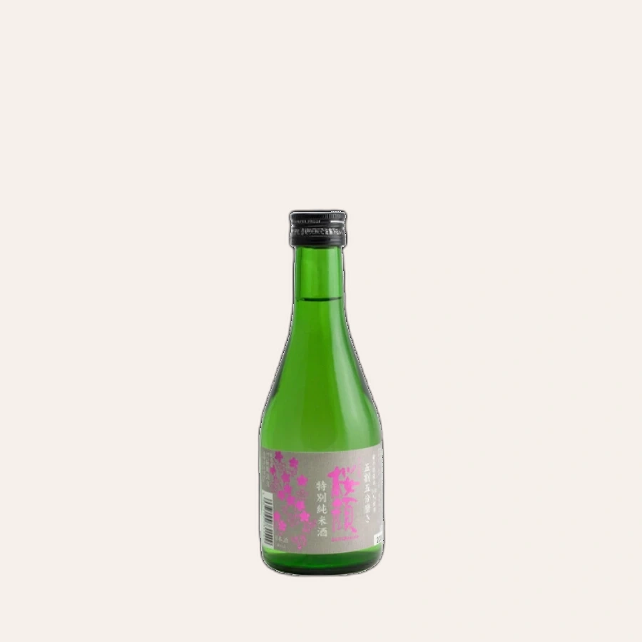 Rượu Sake Nhật Bản Sakuragao Tokubetsu Junmai 300ml