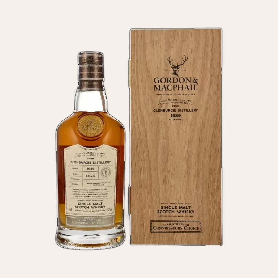 Rượu Whisky Glenburgie 32 Year Old Gordon & Macphail 1989
