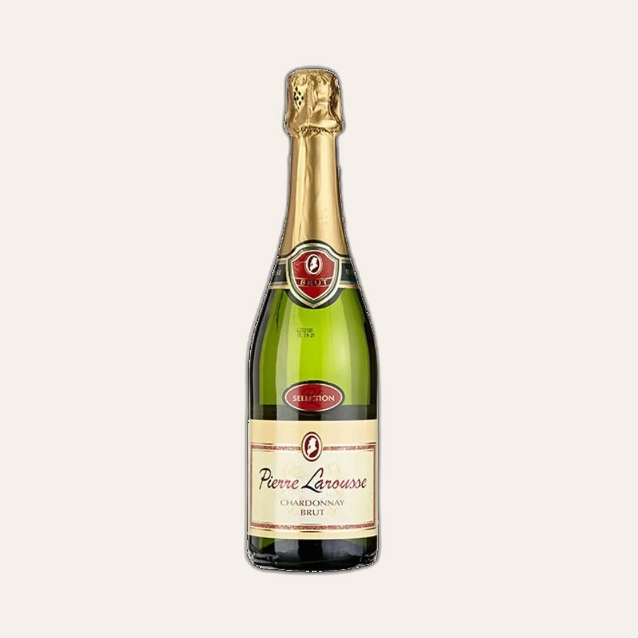Rượu Sparkling Pháp Pierre Larousse Chardonnay Brut