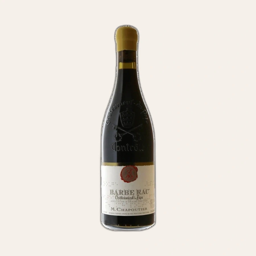 Rượu Vang Đỏ Pháp M.Chapoutier Chateauneuf du Pape Barbe Rac Bio 2008