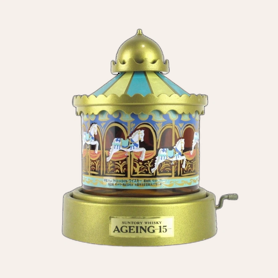 Rượu Whisky Nhật Suntory 15 Year Old Carousel Music Box