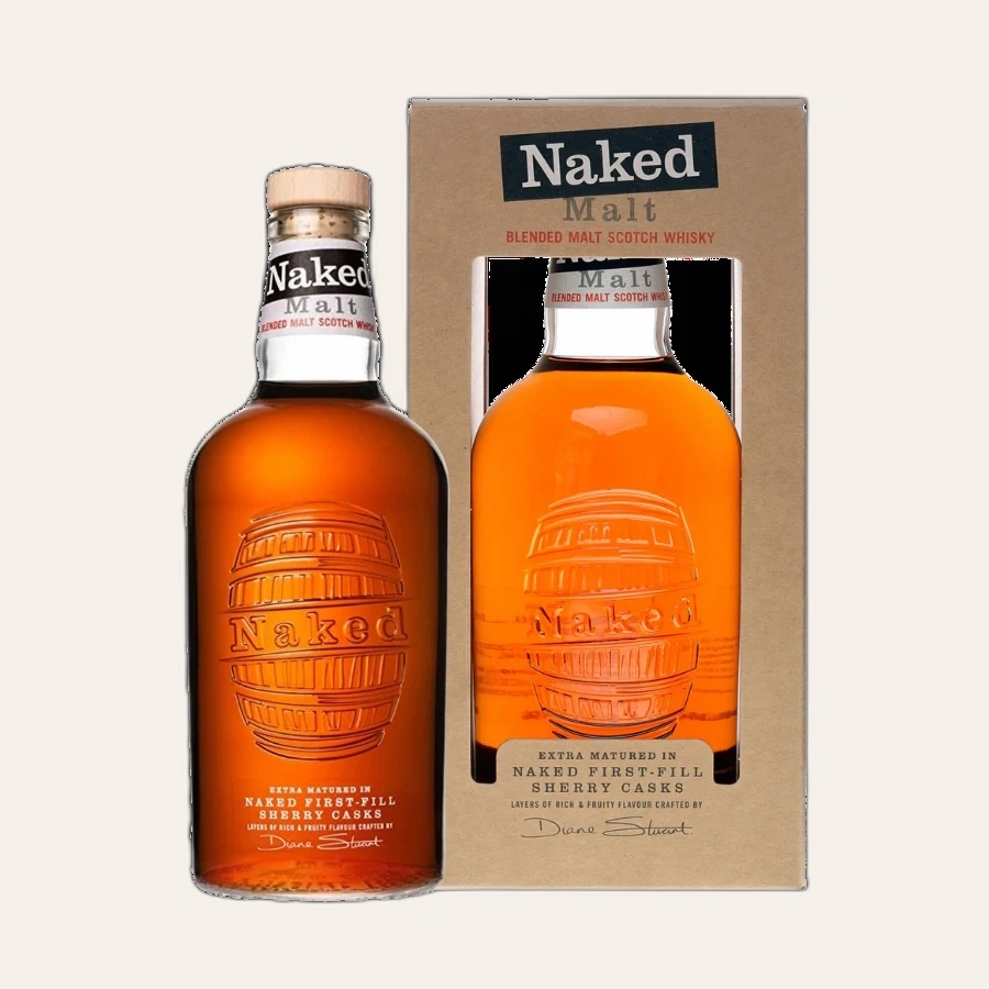 Rượu Whisky The Naked Malt Kèm Hộp