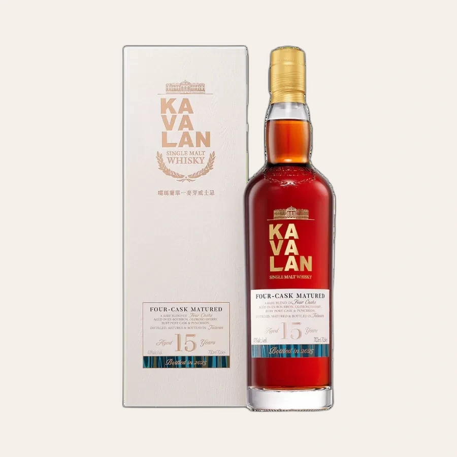Rượu Whisky Kavalan 15 Year Old 2025 Edition
