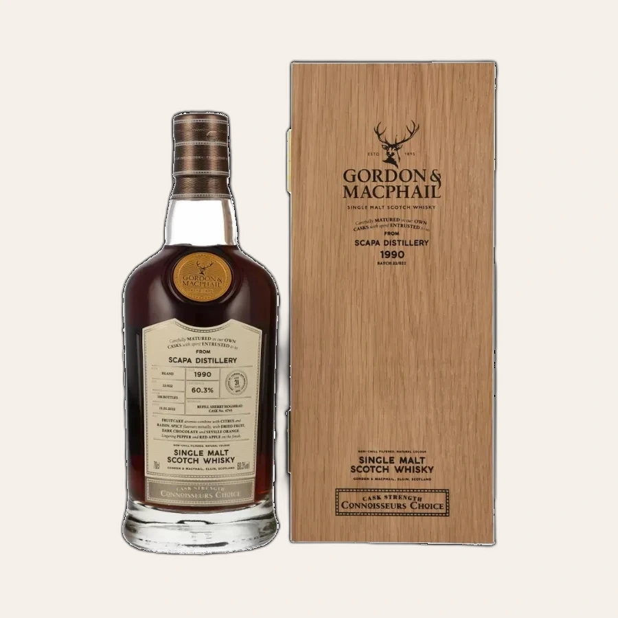 Rượu Whisky Scapa 31 Year Old Gordon & Macphail 1990
