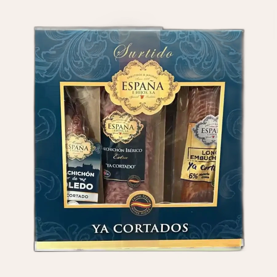 Đùi Heo Muối Espana Surtido Ya Cortados - Set 4 Món Mix Thịt Heo Đen và Xúc Xích