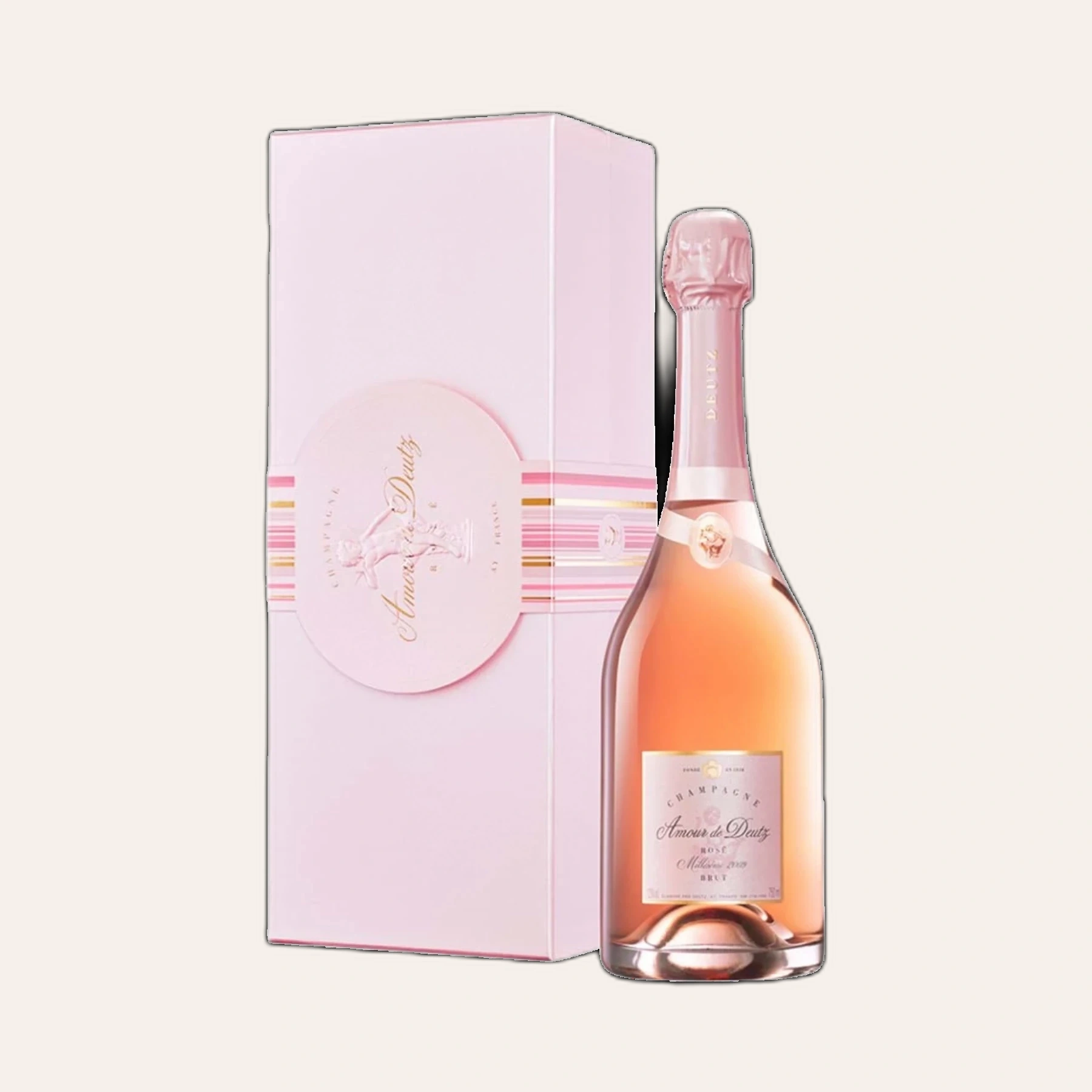 Rượu Champagne Pháp Amour de Deutz Rose 2013 Kèm Hộp