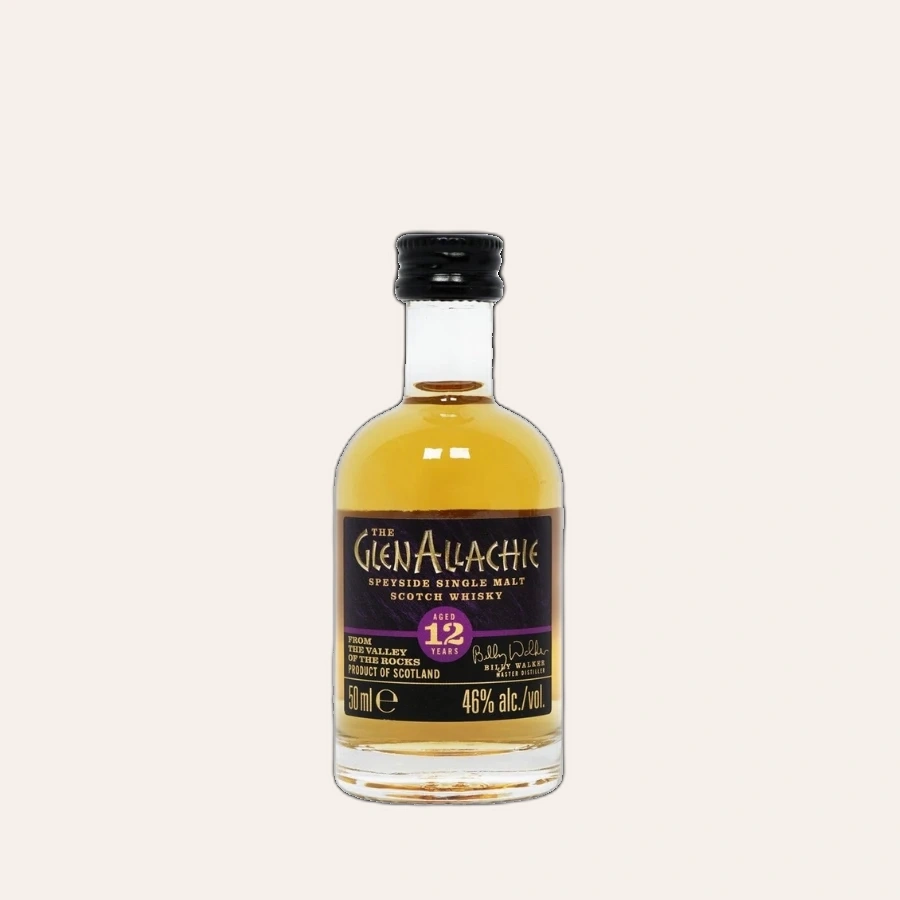 Rượu Whisky GlenAllachie 12 Year Old SMSW Miniatures