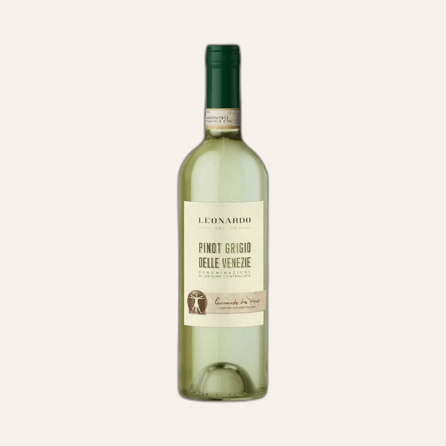 Rượu Vang Trắng Ý Leonardo Pinot Grigio Delle Venezie